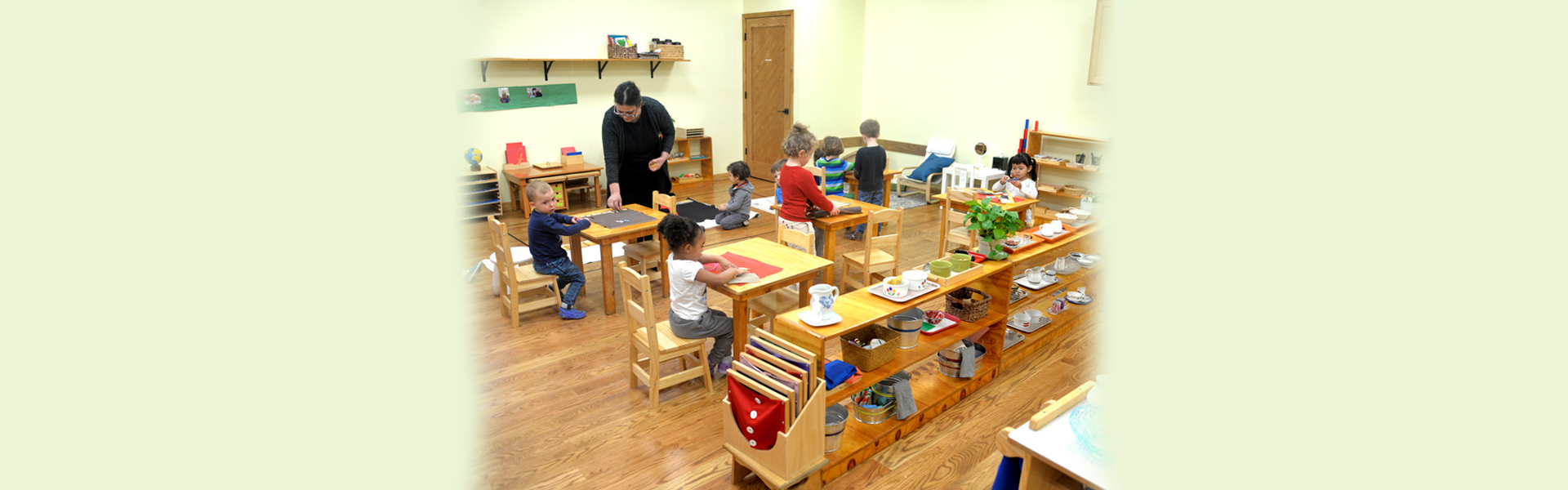 How does the Montessori approach promote creativity and imagination in children?